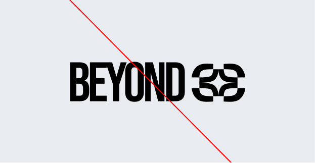 Image of brand logo incorrectly ordered