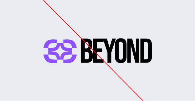 Image of brand logo incorrectly colored